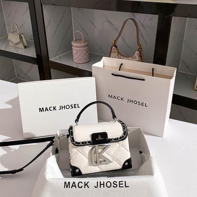Sac Boîte de Contraste Tendance Haut de Gamme de Niche, Sac à Bandoulière et Bandoulière Tendance pour Maquillage