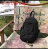 Casual Travel Nylon Drawstring Backpack With Color Block Splicing For Womens Hiking And Day Trips