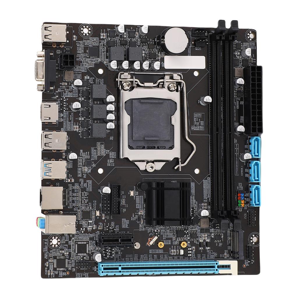 H110 Gaming Motherboard for LGA 1151 ATX 2 Channel DDR4 M.2 Nvme NGFF Serial ATA3.0 6GB PCIe