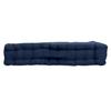 Plain Floor Cushion 50 X 50 Cm Panama Navy Blue
