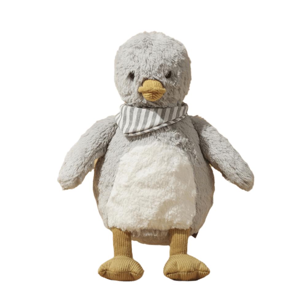 

High Quality Soft Duck Plush Fluffy Kawaii Stuffed Plush Toy Funny Duck Doll Home Decor серый