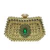 Borsa da sera elegante per banchetti con intarsi di diamanti, pochette da donna, borsa a tracolla per abito impreziosita da cristalli