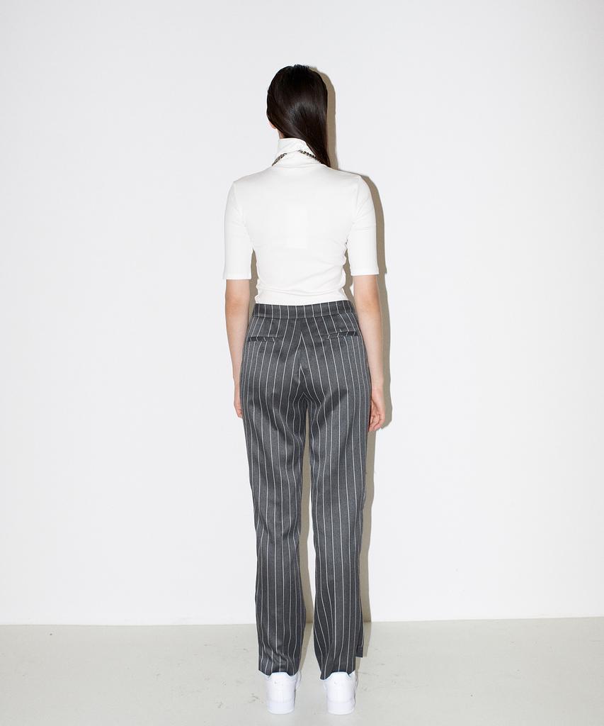 Chaenyuyog Not A Cliche Tailored Trouser [Stripe Gray]