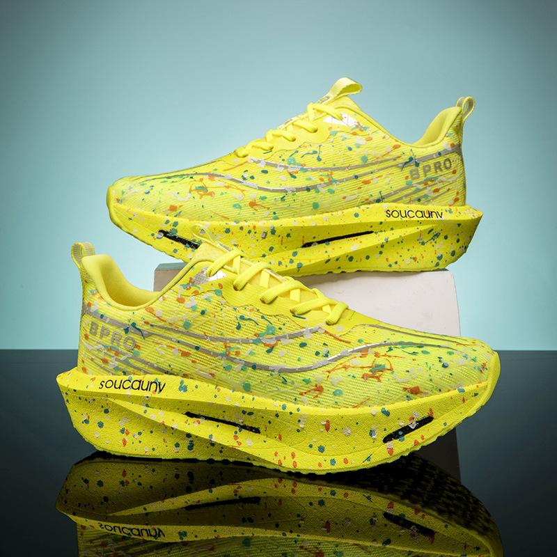 Chaussures de course Red Rabbit PRO à plaque carbone nouvelle collection hiver jeunesse ultra-légères amortissantes en coton chaussures en velours chaussures de running