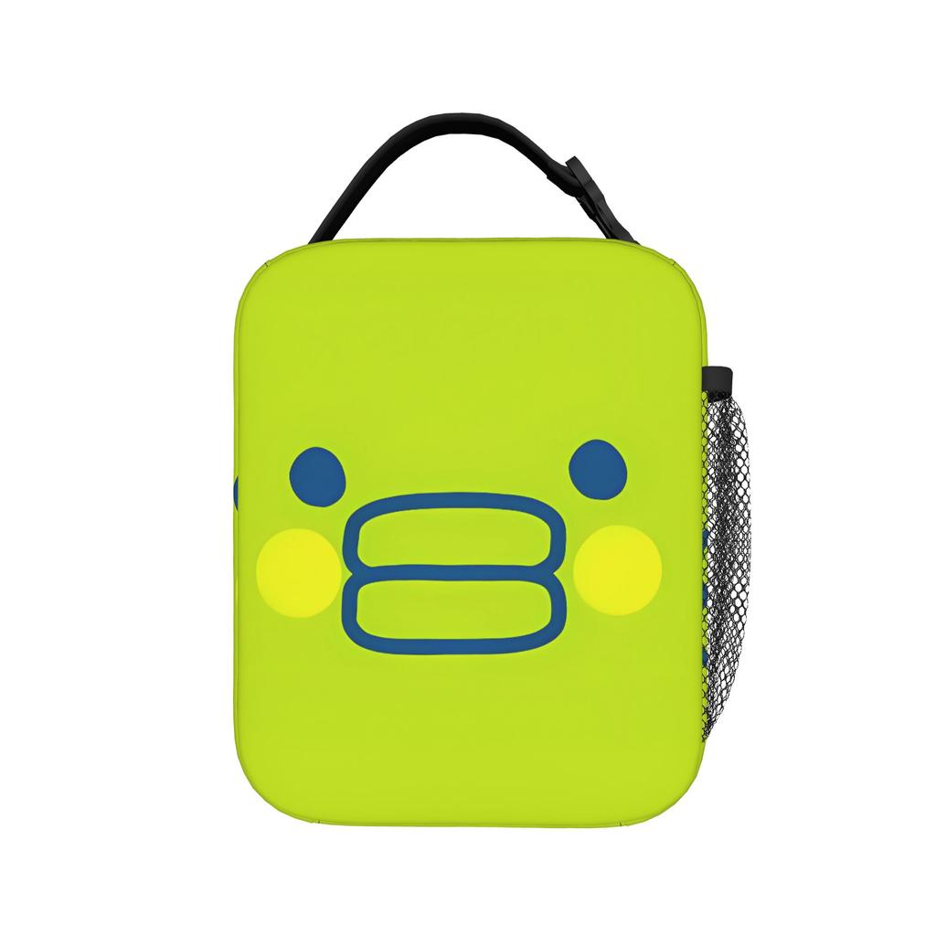 Tamagotchi Lunch Bag Cute Outdoor Picnic Lunch Box Print Portable Thermal Tote Handbags