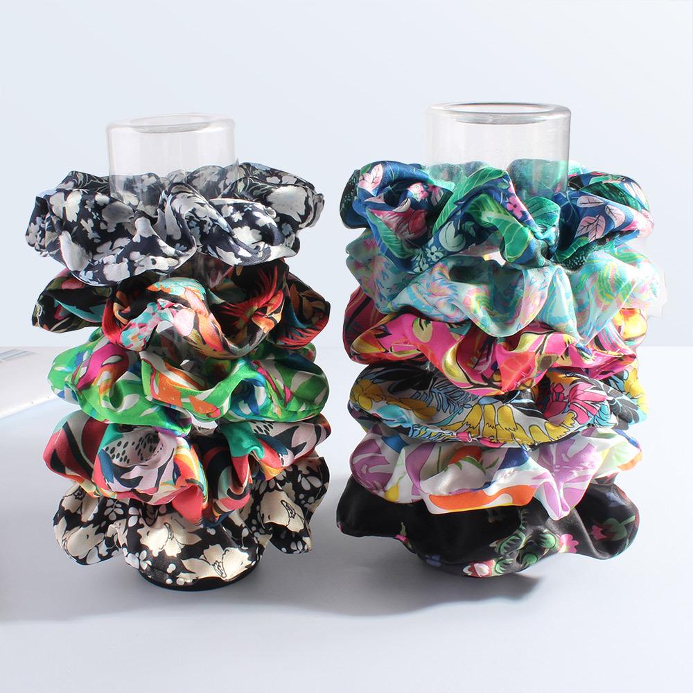 Vintage High-Elastic Korean Hairband and Scrunchie Set