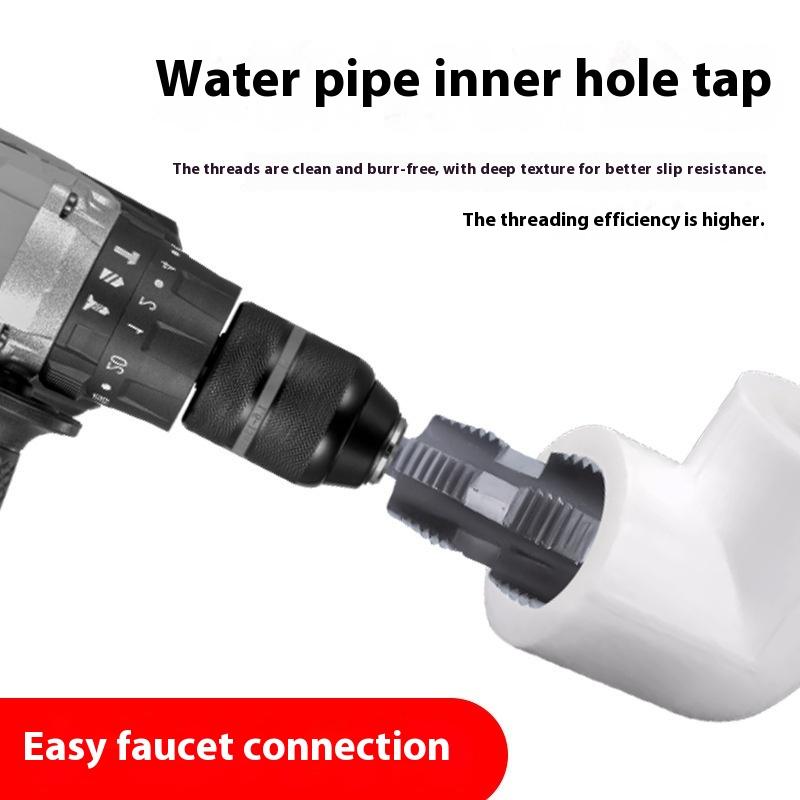 Integrated Internal And External Thread Pipe Threading Tool For 1/2-Inch Ppr Pipes With Taps And Dies For Thread Cutting