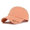 Washed Cotton Sunscreen Cap Wide Brim Trend Hat Versatile Embroidery Hat  Unisex