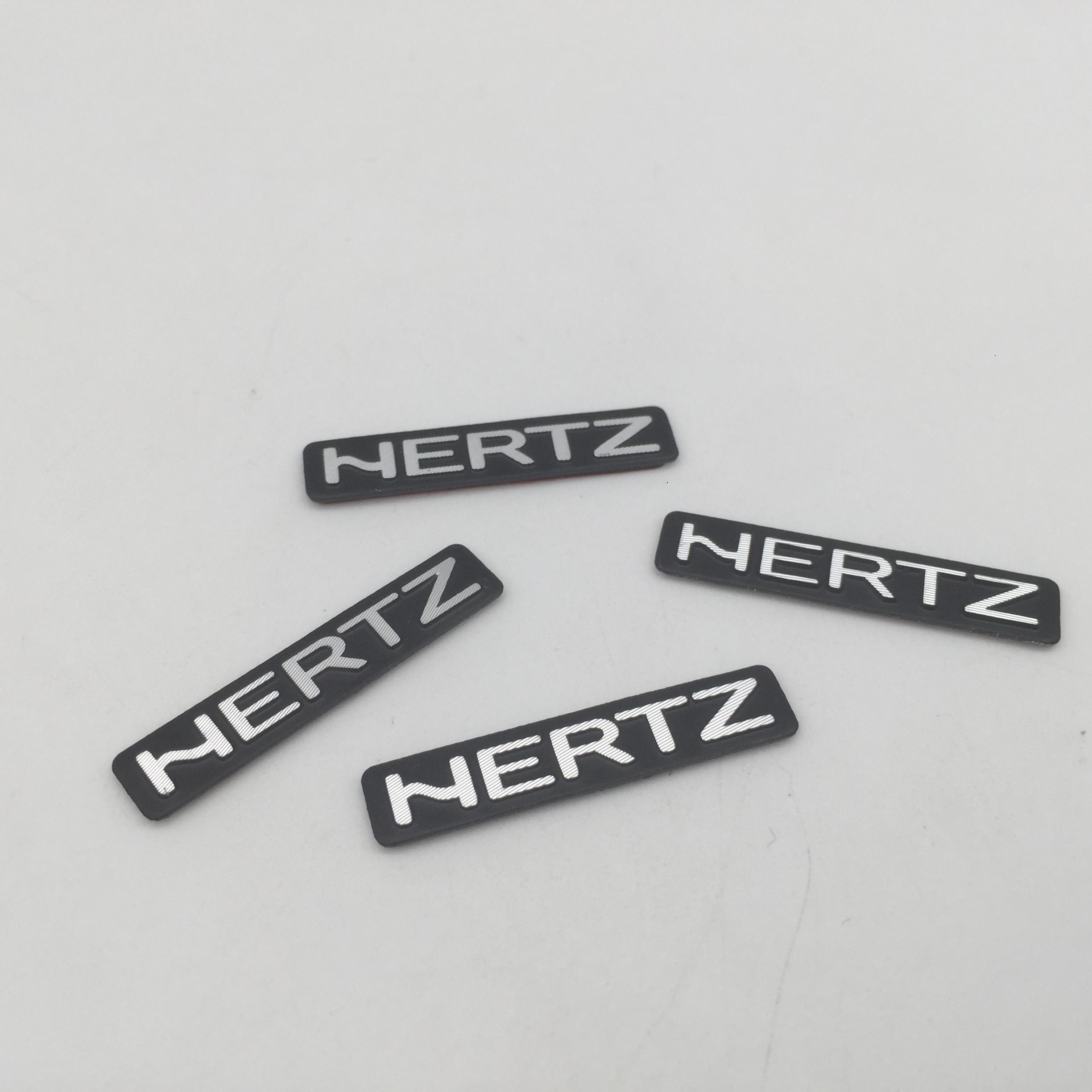 

2pcs 5pcs 10pcs for HERTZ car Hi-Fi Speaker audio Speaker Badge stereo Emblem sticker car styling accessories 2pcs