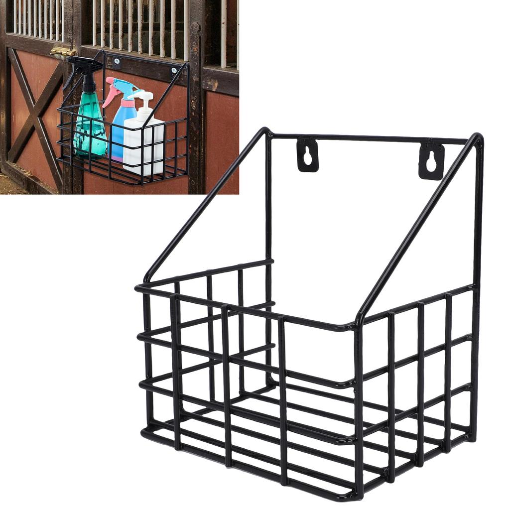 Horse Stable Large Wall Hanging Basket Horse Trailer Wire Basket for Tack Room Organization