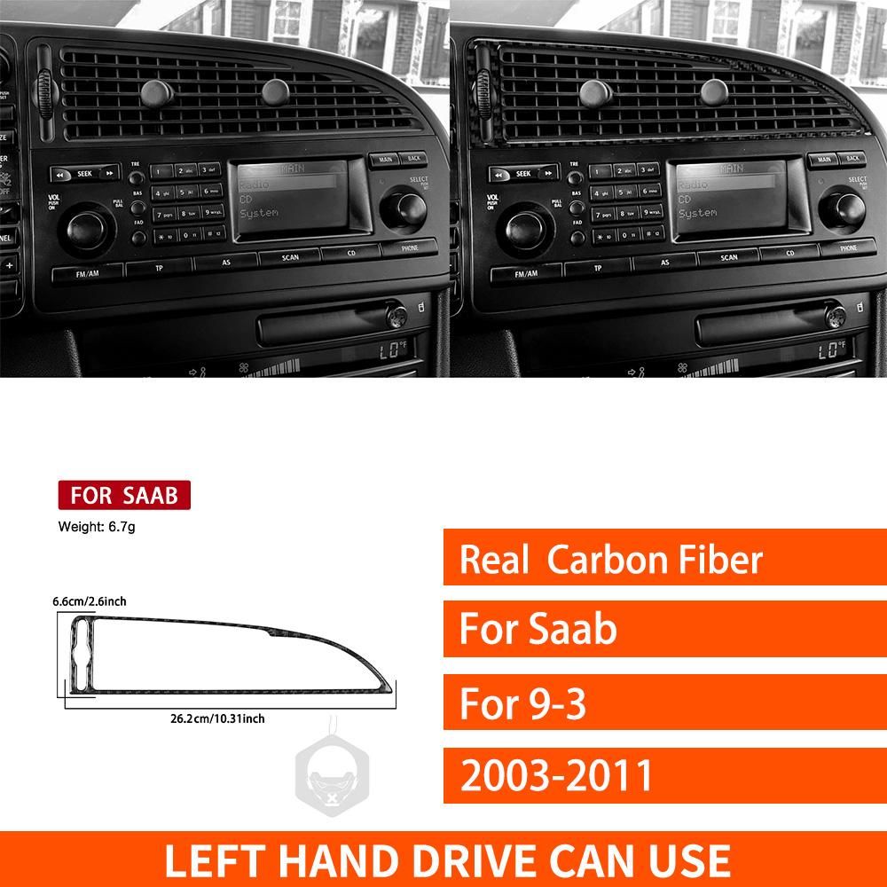 For Saab 9-3 2003-2011 Real Carbon