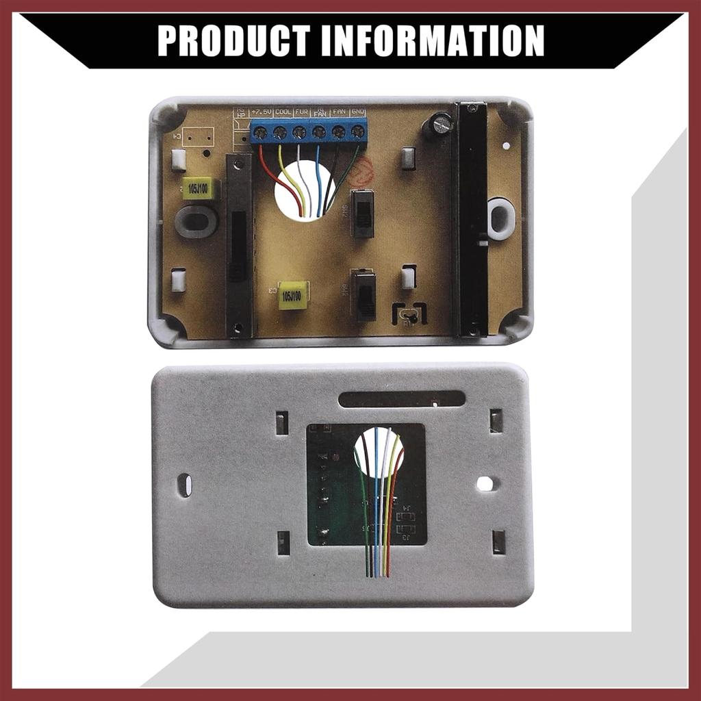 RV Analog Control Heating/Cooling Thermostat Kit for for Campers Motorhome/for Duo-Therm Thermostat RV Analog Control / 40-90°F Temp on A/C and