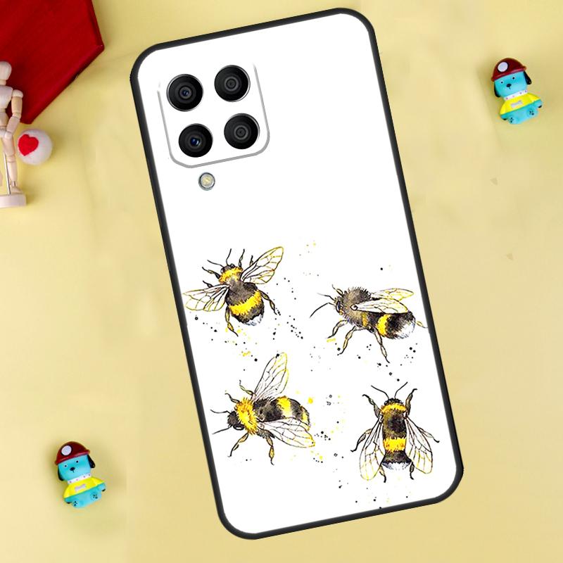 Bee Bumblebee Case For Samsung Galaxy M55 M14 M34 M54 M32 M52 M15 M11 M12 M13 M06 M16 M36 M56 M31 M53 M35