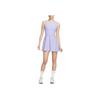 Nike Victory Dri-Fit Comfortable Stylish Fitted Round Neck Versatile Sleeveless Tennis Dress Women Dresses Light-Purple FQ1781-533