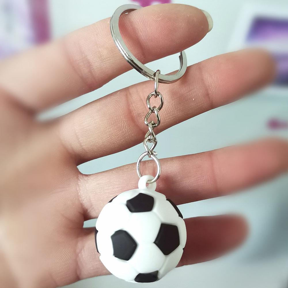

Creative Originality PVC Model Ball Keychain Personality Small Keyring Sport Enthusiast Pendant Key Chain Ring Gift