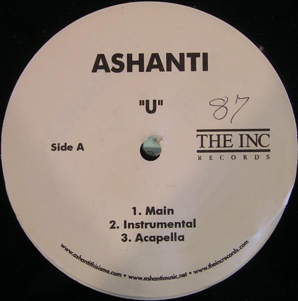 

12inch Record ASHANTI - U none The INC Records US Soul/Funk Used
