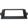 Antrader 6 Pcs 3.3" x 1.8" Office Label Holder, Metal Label Frame, Matte Black, with Screws