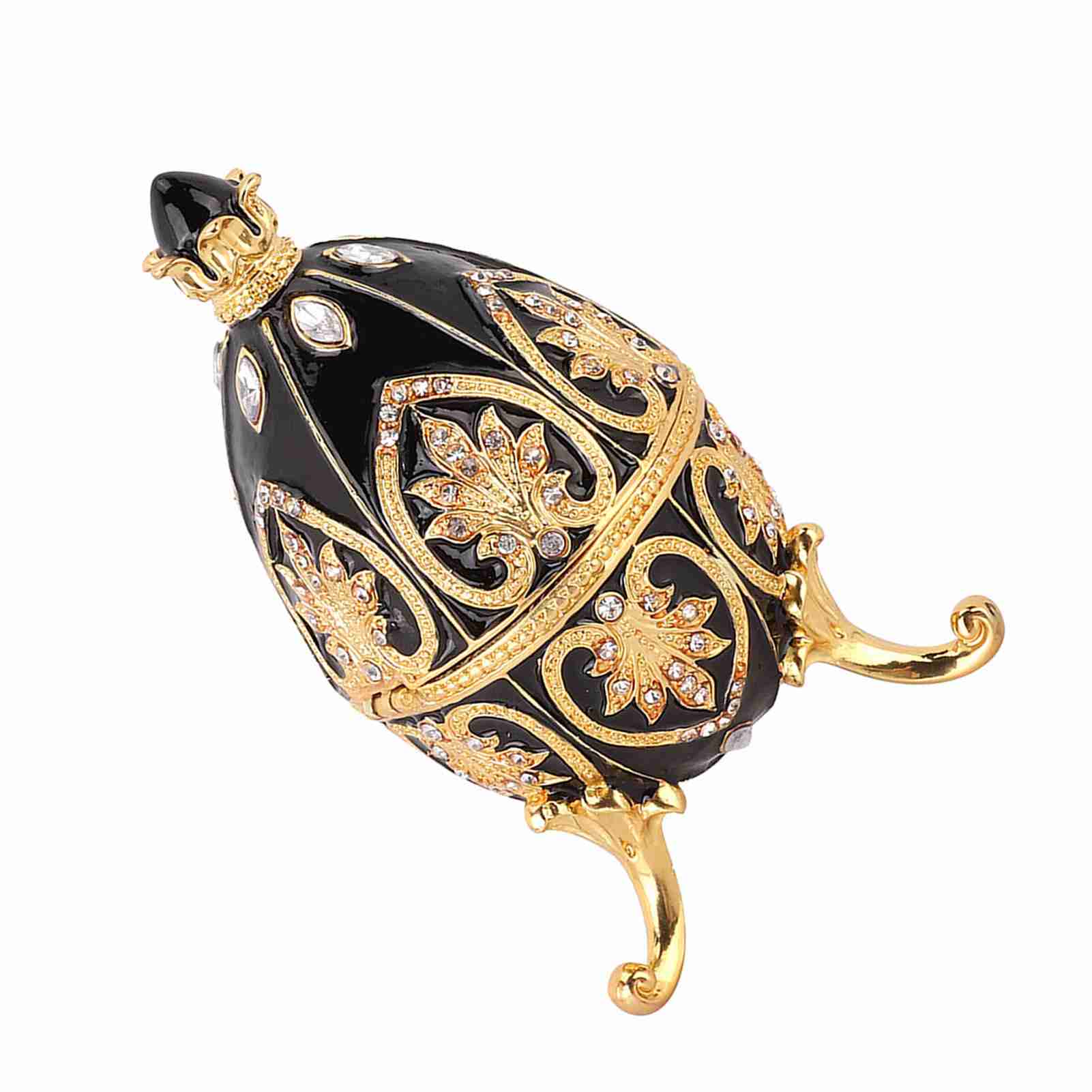 

Стальное яйцо-украшение Пасхальное уникальное королевское украшение в стиле «Диамант» для украшения