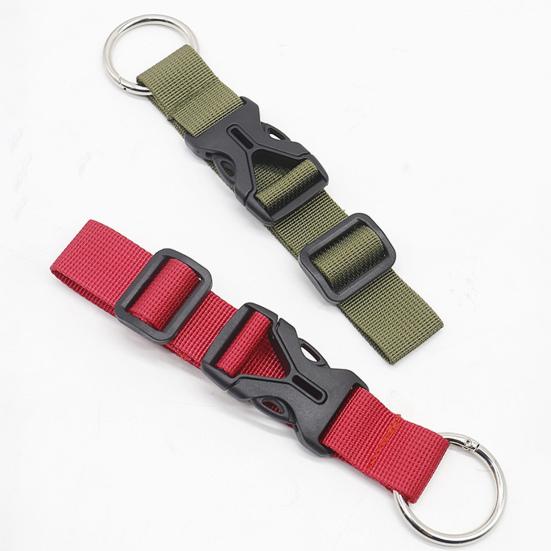 Gepäckgurt mit Schnalle, verstellbarer Nylon-Sicherungsgurt, zum Anbringen einer Handgepäcktasche am Koffer-Rucksack-Befestigungsgurt für Reisen im Freien