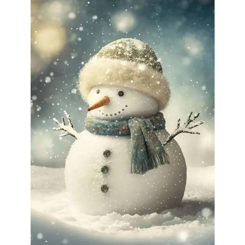 DIY full sirkel diamantmaling korssting 3D kunststil hjemmescene juledekorasjon diamantmaling 5d diamantkunstmaling