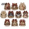 Christmas Party Supplies for Home Faux Diamond Painting Tabletop Ornaments Beginner-Friendly DIY Acrylic Rhinestone Art Gift Friends Craft