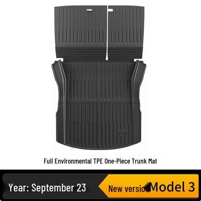 Tesla Model 3/Y Facelift Eco-friendly All-Weather TPE Car & Trunk Mats
