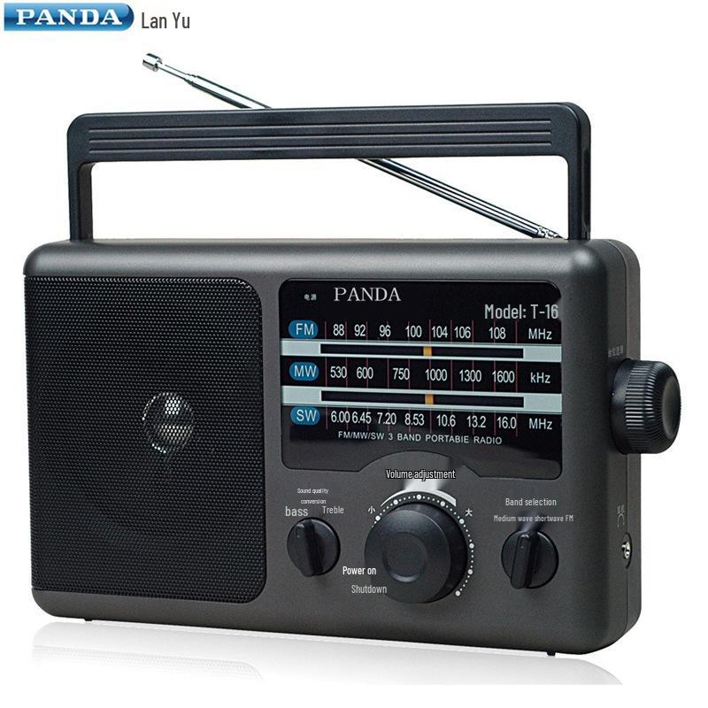 Panda T-16 Full Band Portable Radio for Elders - Ideal Father's Day Gift