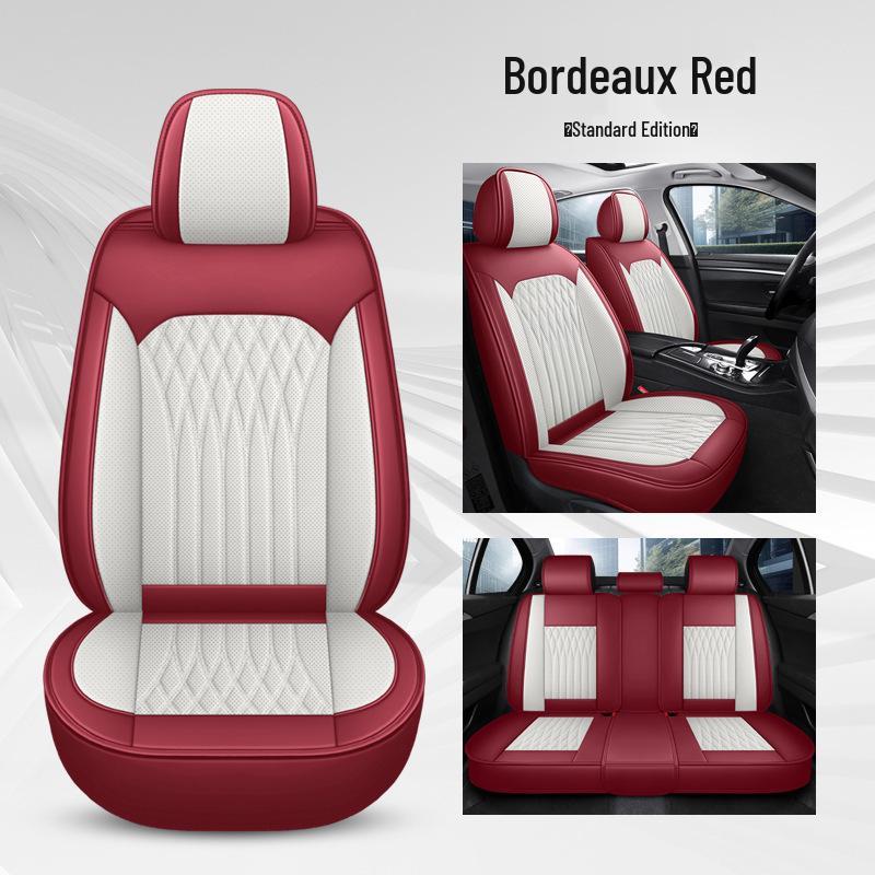 Universal Nappa Leather Car Seat Cushion No. 17 – Full Wrap, Full Leather Sports Seat Cover