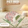 Winter Warm Cat Bed Semi Enclosed Dog House Cozy Sleeping Bag Pet Blanket for Cats and Small Dogs