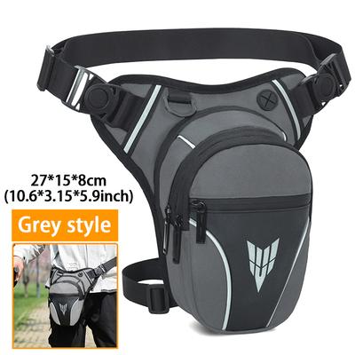 Motorcycle Multi Functional Leg Side Bag with Large Capacity Rider Multi Pocket Waterproof Motorcycle Riding Bag