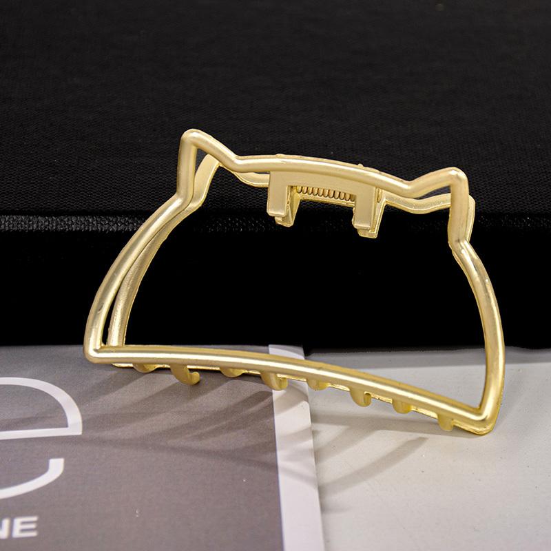 

Панк Матовый Золотой Металлический Зажим-Краб для Волос Женский Головной Убор Модный Геометрический Бабочка Сердце Зажим для Челюсти Краба для Густых Волос Аксессуары