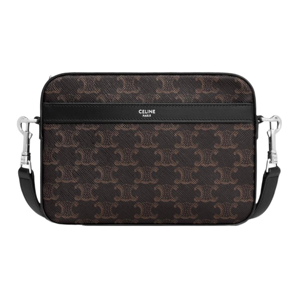 Celine Triomphe Monogram Ādas Somas-pastnieka Somas