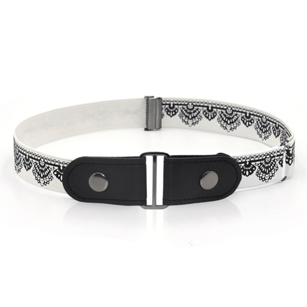 Extensible Elastic Belt for Women Invisible Belt Without Buckle Gifts Lazy Person's Belt
