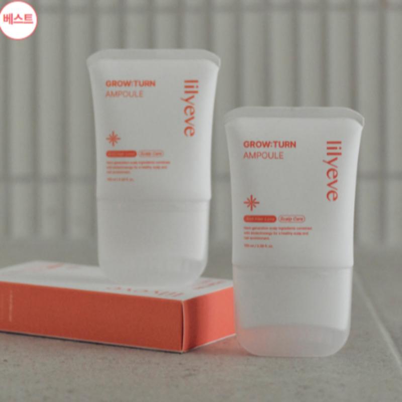 Lillyeve Growtern Hair-Loss Brush Ampoule 100ml Set (+100ml Refill)