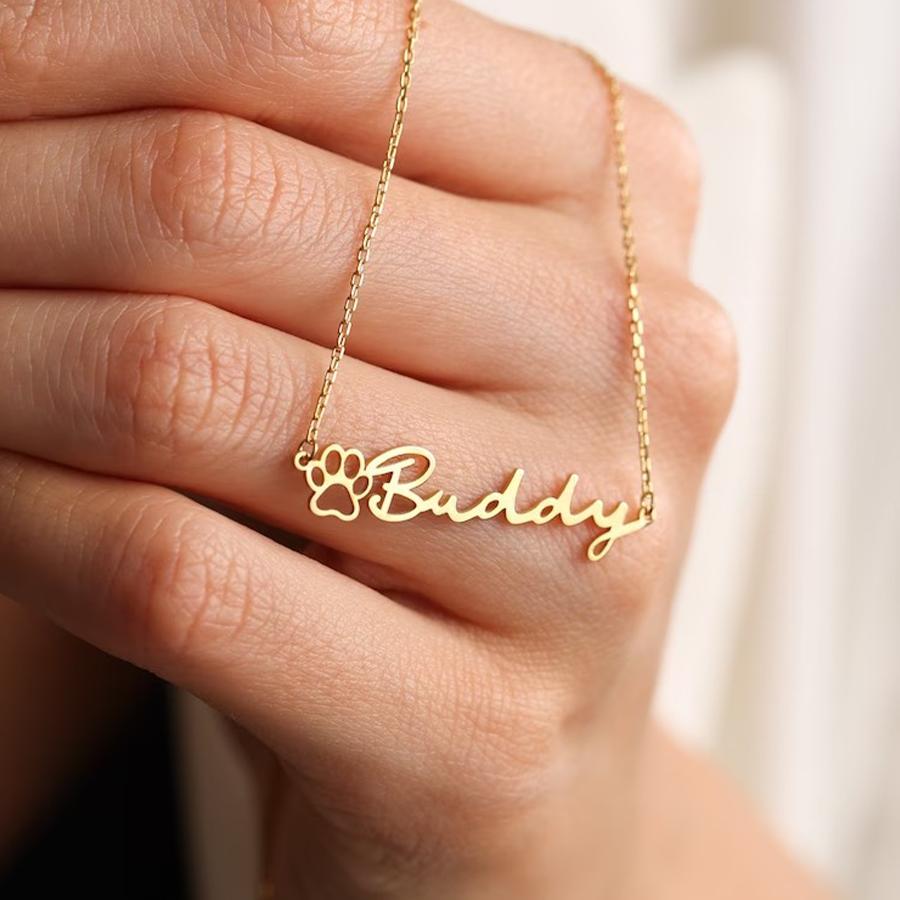 Stainless Steel Choker Custom Necklace Personalized Jewelry Men Handmade Nameplate Pendant Necklaces Women Best Friend Gift