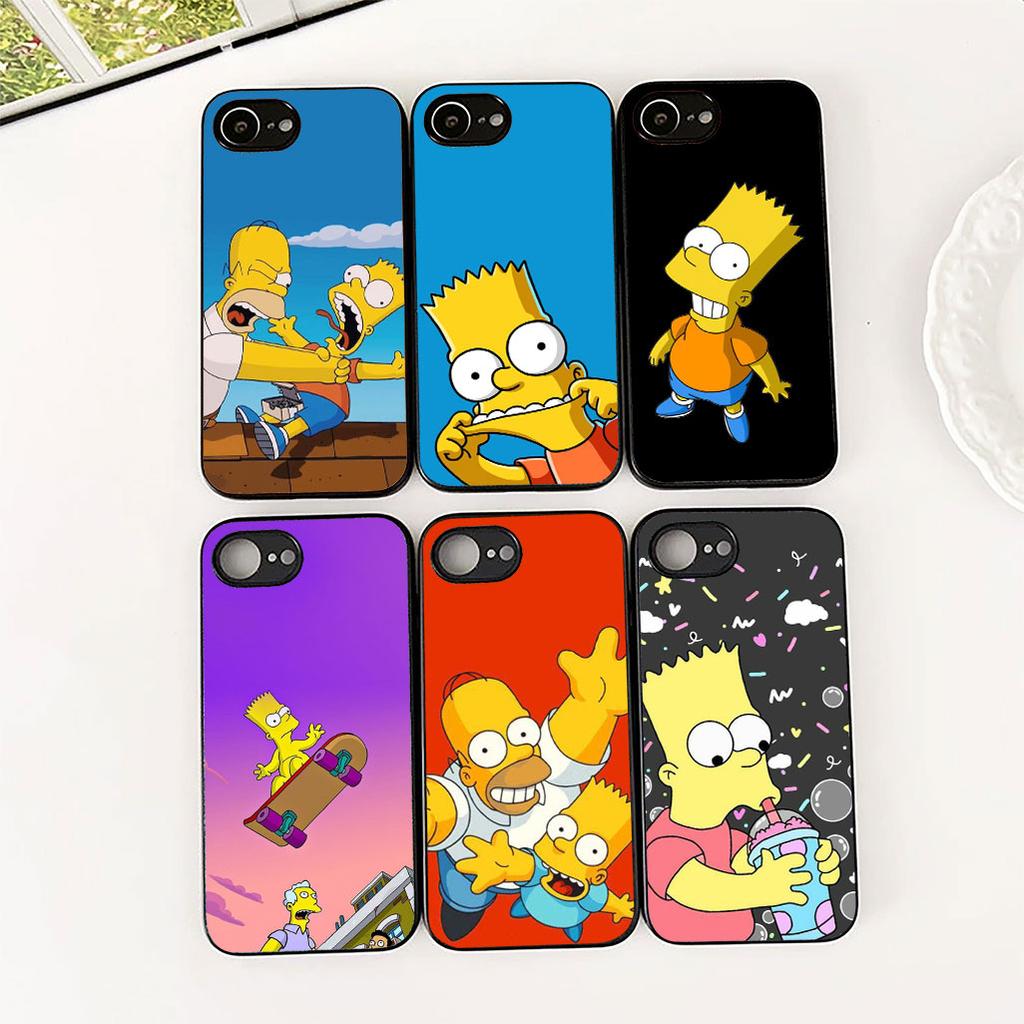Casing for Motorola Moto G86 G57 E14 E15 G14 G34 G67 G84 G24 A54 G15 Power E22 Phone Cover Soft Case Wallpaper S-Simpsons Bart