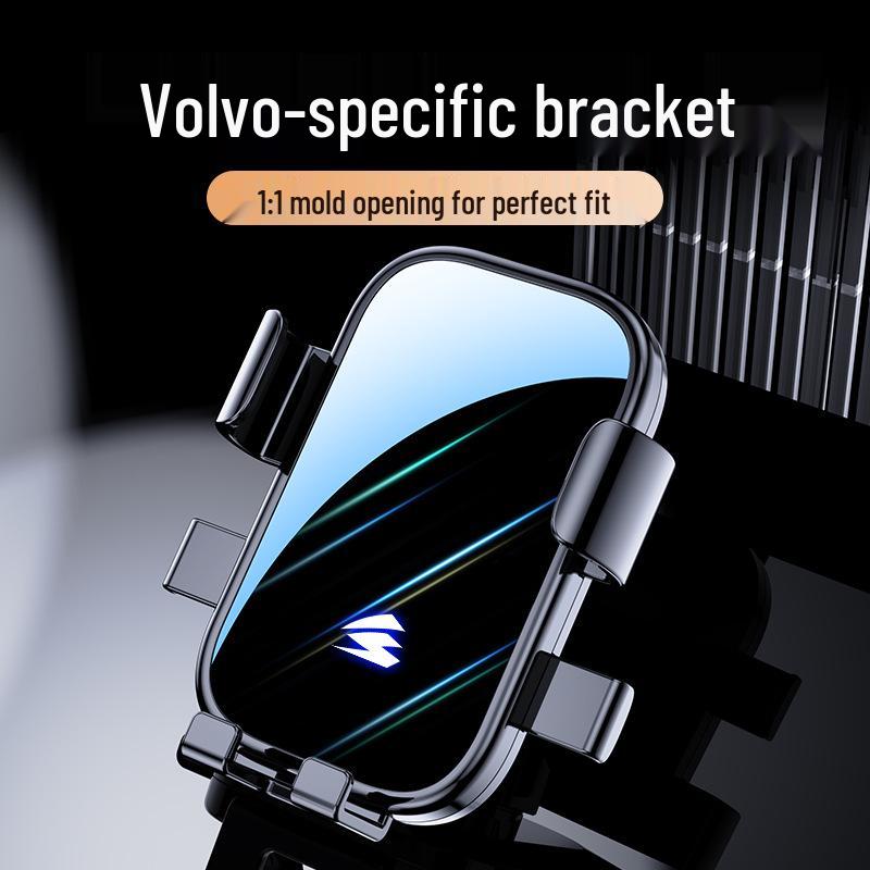 

Volvo Car Phone Mount for S90/S60/XC60/XC40 - Silent Snap-On Holder