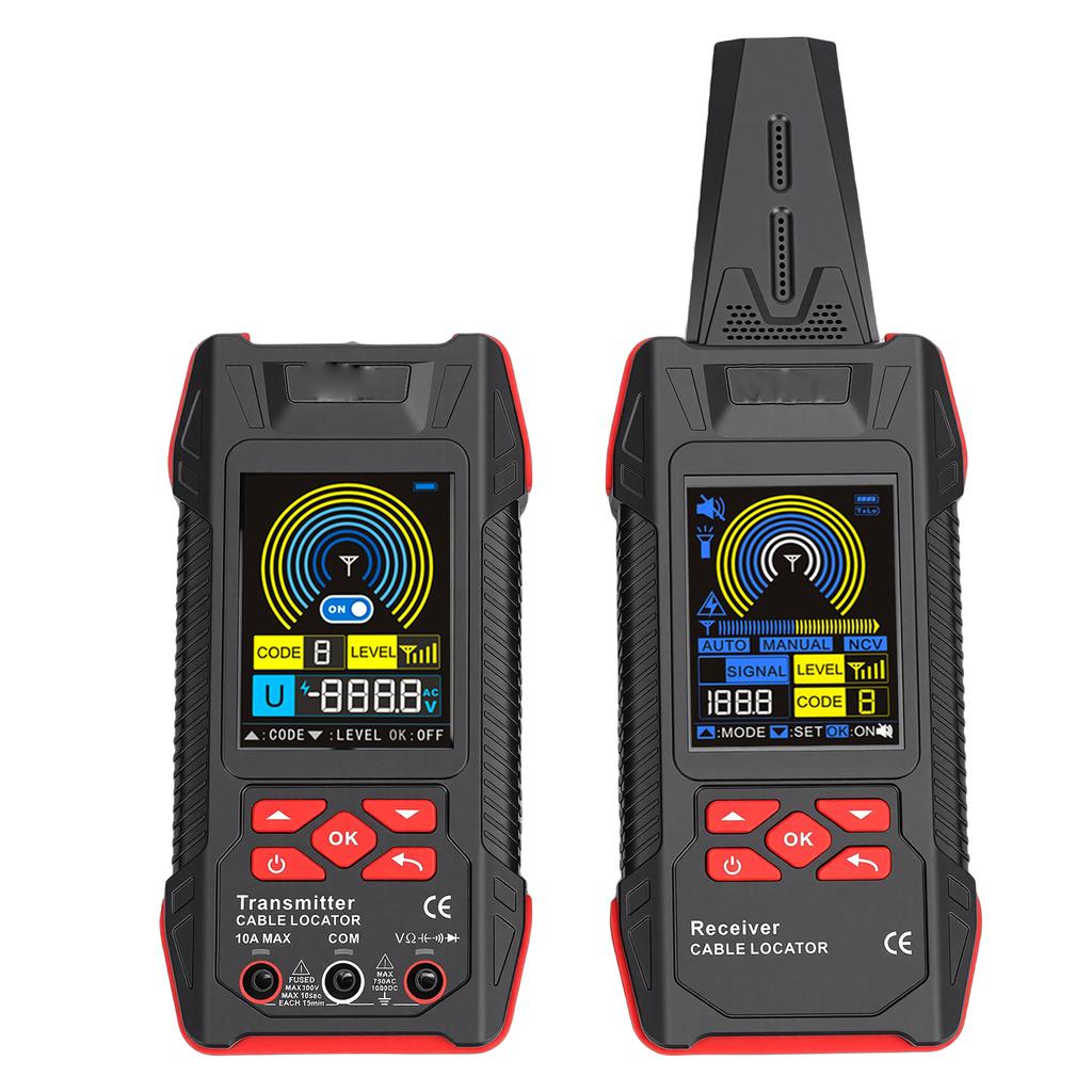 Underground Cable Locator Multimeter 2 in 1 Digital 6000 Counts Wall Wire Tracker Detector Circuit Breaker Finder