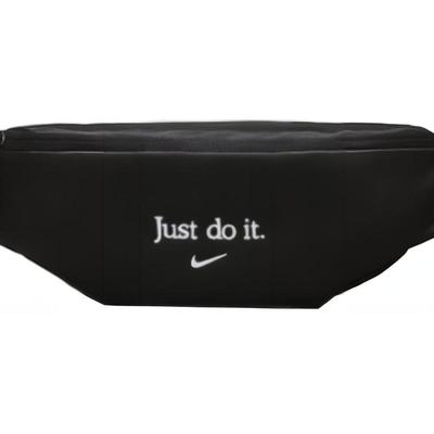 Polyester Fanny Pack Regular Unisex Black With White Embroidery Casual BA5781-010