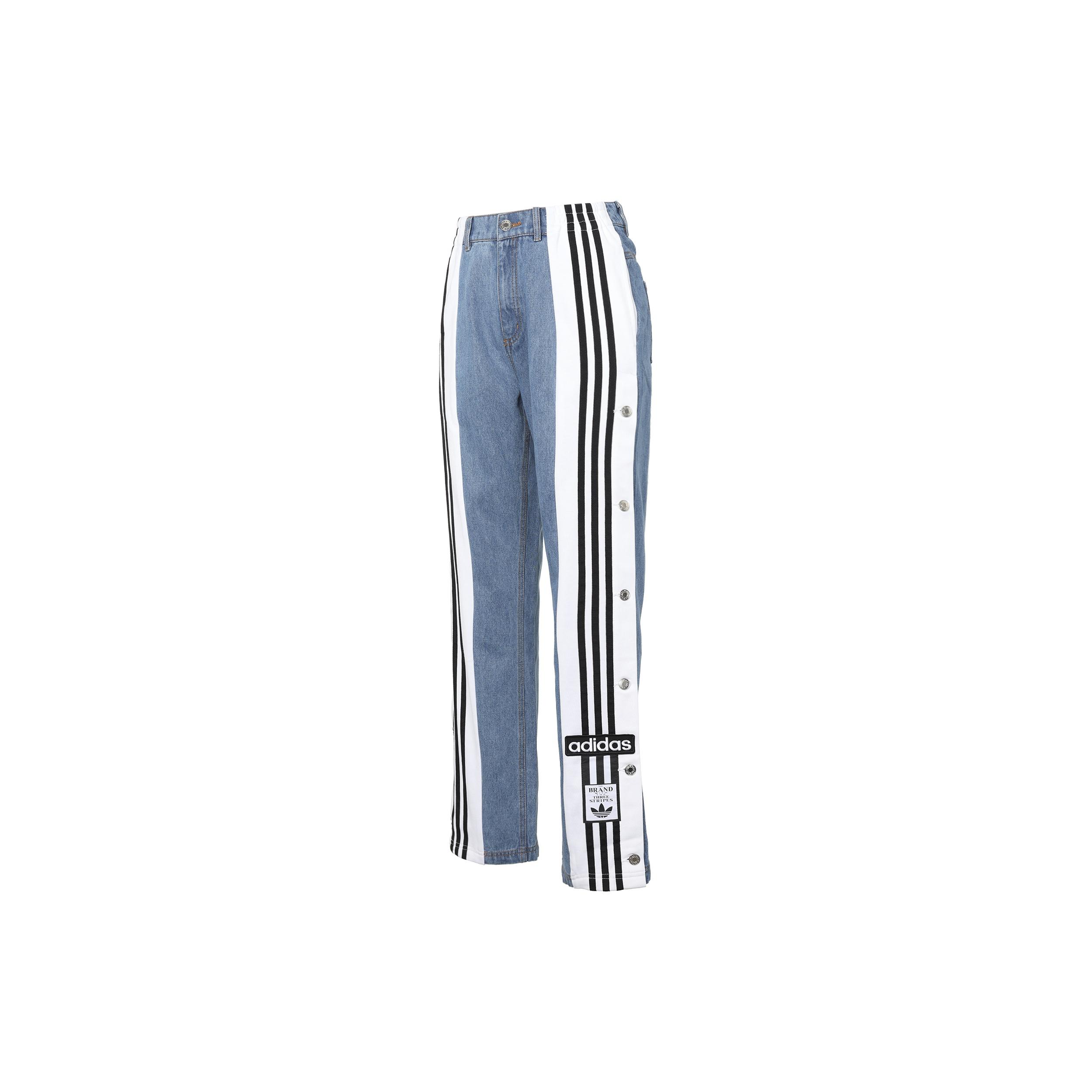 (WMNS) adidas Denim Adibreak Pants Asia Sizing Blue White Women s H59020 M
