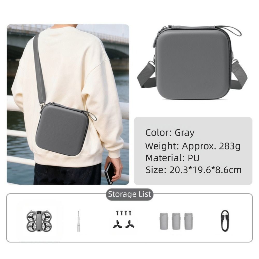 Anti-scratch Drone Carrying Case with Shoulder Strap Handbag UAV Storage Bag for DJI NEO 2 Outdoor