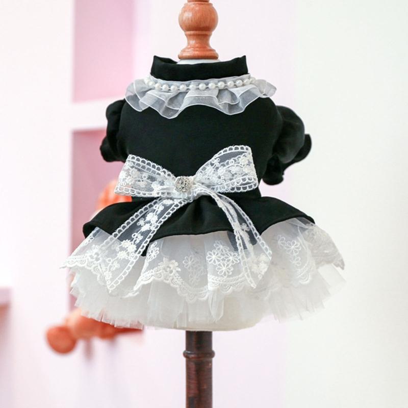 Dog Princess Dress Dog Dresses Velvets Dog Tutuu Dress Dog Costume Pet Dresses Dog Clothing Dog Bows Dress Puppies Dress