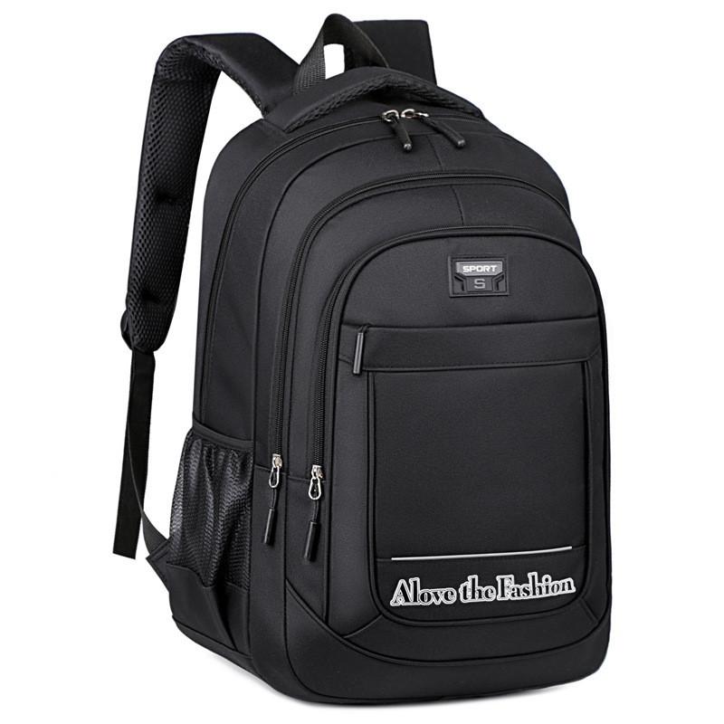 Capacity Large Student Travel Backpack With Letter Embossing Design For Teens