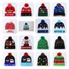 Unique Patterned Christmas Beanie Hat With Bright Led Lights For Winter Cheer