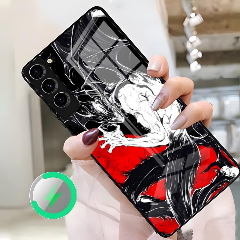 

Devilman Crybaby Phone Case For Samsung S26 Ultra S25 Edge S23 S22 S21 S20 Ultra Plus S24 Fe A25 Magnetic Glass Cover Samsung S23 Ultra