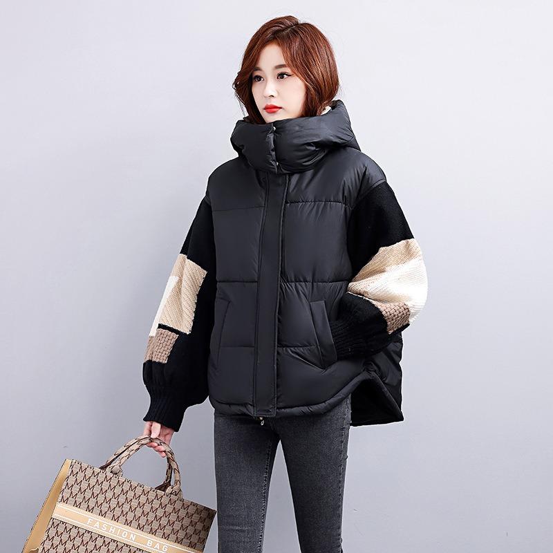 Down cotton-padded clothes women's winter small short cotton-padded clothes fashionable thickened small cotton-padded jacket