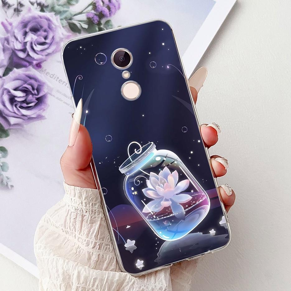 For Xiaomi Redmi 5 Plus Case Cute Cat Lion Painted Cover Soft Silicone Phone Case For Xiaomi Redmi 5 Redmi5 Plus Back Cover Bags