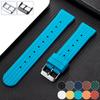 Premium Rubber Watch Band for Seiko Soft Universal 20mm 22mm Silicone Strap Replacement for Water Ghost Waterproof Watchbands
