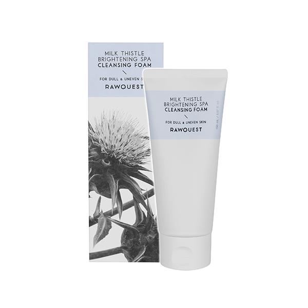 

RAWQUEST Пенка для умывания с экстрактом расторопши MILK THISTLE BRIGHTENING SPA CLEANSING FOAM, 150 мл,
