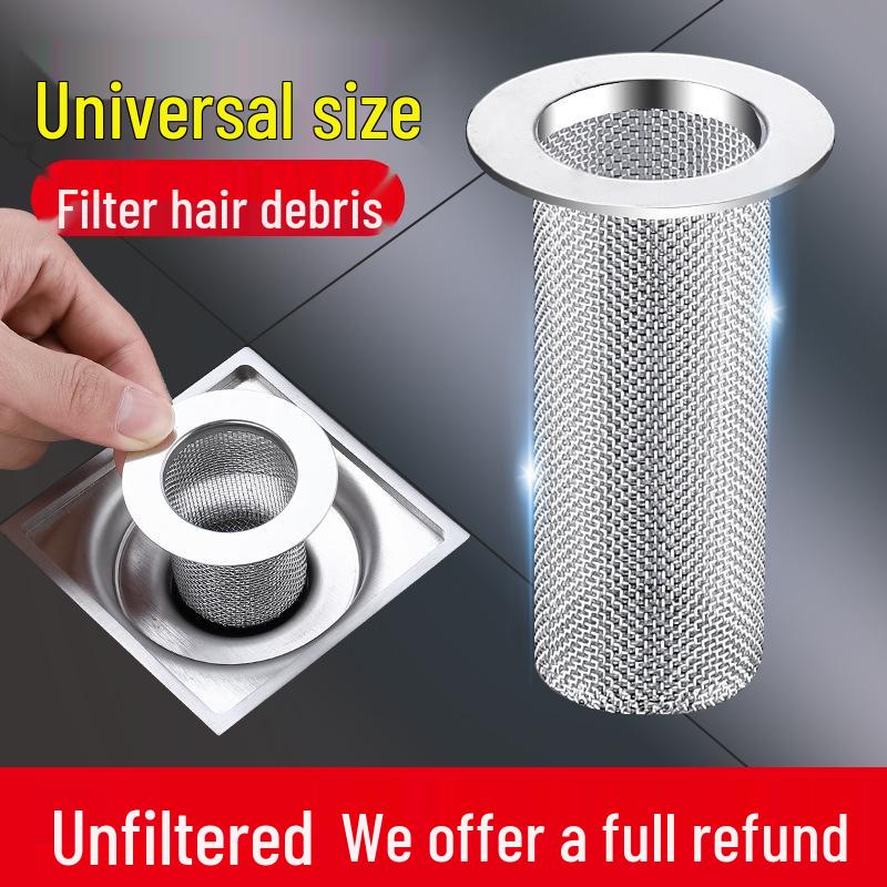 Edelstahl Badezimmer Bodenablauf Filter Kanaldeckel